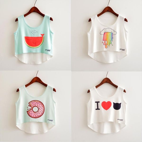 new fashion women crop sleeveless cat panda print summer casual women short cropped vest tank, White
new fashion women crop sleeveless cat panda print summer casual women short cropped vest tank, White