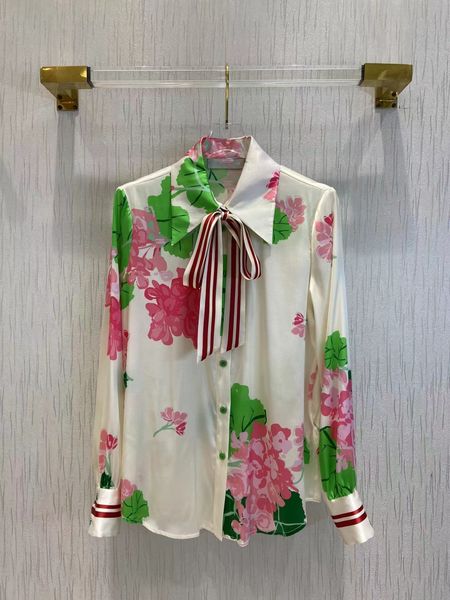 2022 spring summer long sleeve lapel neck milan runway shirts designer blouses brand same style shirts 1230-2, White
2022 spring summer long sleeve lapel neck milan runway shirts designer blouses brand same style shirts 1230-2, White