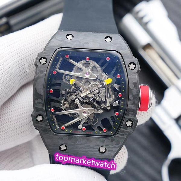 manufacturers version rm27-02 skeleton dial carbon fiber case japan miyota automatic movement rm27-02 mens watch red rubber, Slivery;brown
manufacturers version rm27-02 skeleton dial carbon fiber case japan miyota automatic movement rm27-02 mens watch red rubber, Slivery;brown