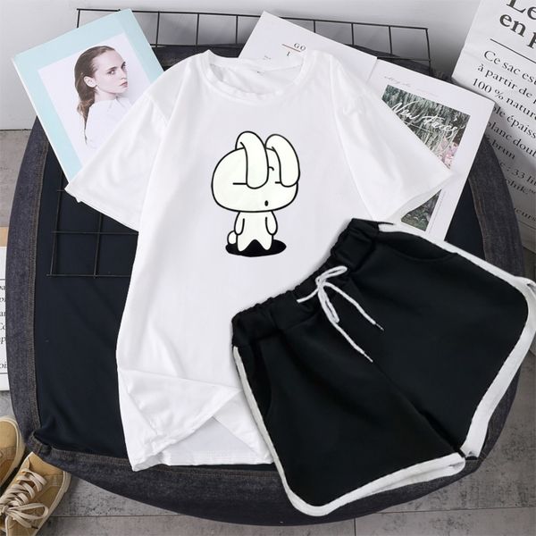 35gsv fashion suit women's summer 2020 shorts leisure sports student versatile t-shirt and sleeve wide leg short shorts t-shirt new two, Gray
35gsv fashion suit women's summer 2020 shorts leisure sports student versatile t-shirt and sleeve wide leg short shorts t-shirt new two, Gray