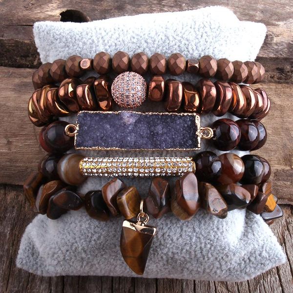 rh new designer boho tiger eye stones beaded bracelet natural stone charms 5pc bracelets sets for women jewelry gift dropship, Black
rh new designer boho tiger eye stones beaded bracelet natural stone charms 5pc bracelets sets for women jewelry gift dropship, Black