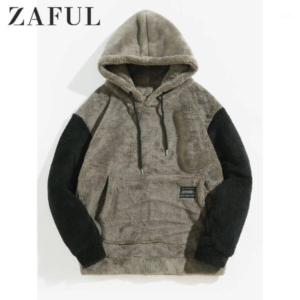zaful men's hoodies sweatshirts color-blocking pouch pocket fluffy hoodie autumn male casual solid color hoodies sweatshirt 1, Black
zaful men's hoodies sweatshirts color-blocking pouch pocket fluffy hoodie autumn male casual solid color hoodies sweatshirt 1, Black