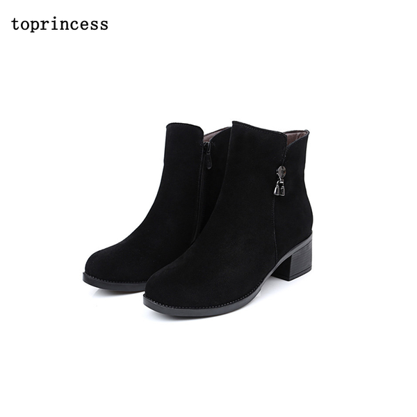 boots hn10 incess women winter rounded toe block heel fall comfort and warmth anti-slip outdoor platform fshion, Black
boots hn10 incess women winter rounded toe block heel fall comfort and warmth anti-slip outdoor platform fshion, Black