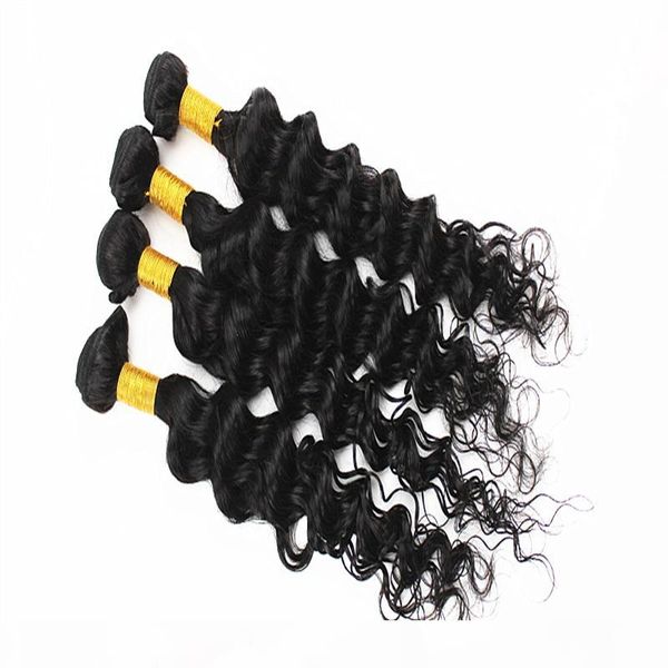 deep wave hair extensions 3 bundles 50g one bundle peruvian indian malaysian virgin human hair weaves 8-28 inch, Black
deep wave hair extensions 3 bundles 50g one bundle peruvian indian malaysian virgin human hair weaves 8-28 inch, Black