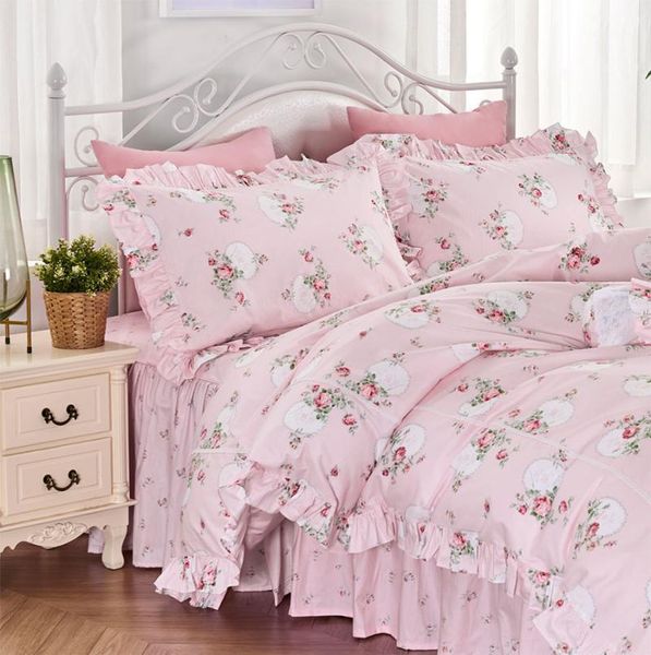 sweet flower ruffle lace bedding sets,twin full king cotton single double bedclothes bedspreads pillow case duvet cover1
sweet flower ruffle lace bedding sets,twin full king cotton single double bedclothes bedspreads pillow case duvet cover1