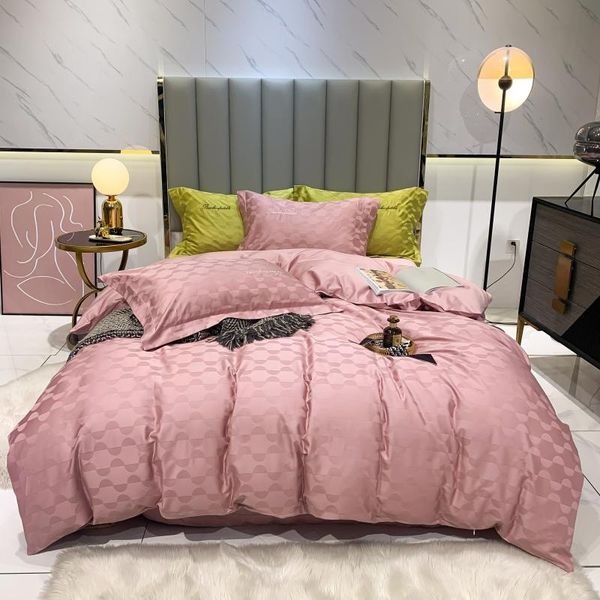 new luxury pink 1000tc egyptian cotton embroidery bedding set jacquard duvet cover flat/fitted sheet pillowcases home textiles
new luxury pink 1000tc egyptian cotton embroidery bedding set jacquard duvet cover flat/fitted sheet pillowcases home textiles