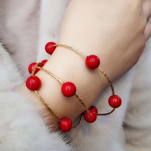 charm bracelets white gray red pearls bangles for woman jewelry multi-layer natural shell pearl gold chain female wristband bracelet, Golden;silver
charm bracelets white gray red pearls bangles for woman jewelry multi-layer natural shell pearl gold chain female wristband bracelet, Golden;silver