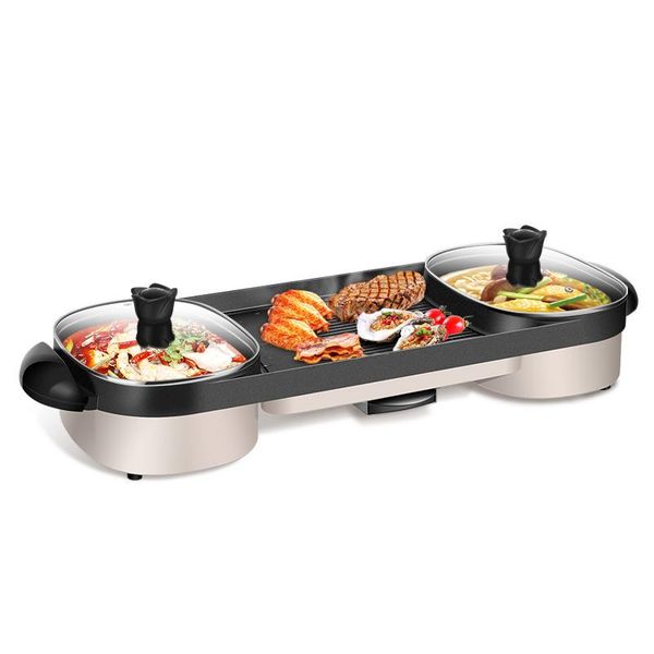 electric skillets large capacity multifunctional aluminum alloy pot kebab machine healthy no fumes non-stick pan
electric skillets large capacity multifunctional aluminum alloy pot kebab machine healthy no fumes non-stick pan