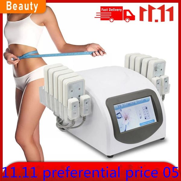11.11 preferential priceprofessional diode lipolaser cellulite removal fat burning lipo laser body slimming machine 14pads slimming machine
11.11 preferential priceprofessional diode lipolaser cellulite removal fat burning lipo laser body slimming machine 14pads slimming machine