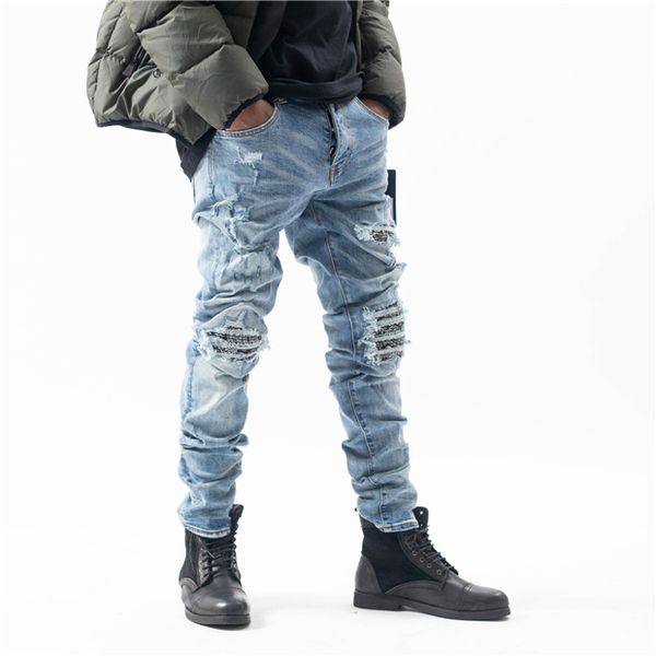 new design mens designer fashion jeans slim-leg jeans stretch office casual slim washed jeans trousers pants size 29-40, Blue
new design mens designer fashion jeans slim-leg jeans stretch office casual slim washed jeans trousers pants size 29-40, Blue