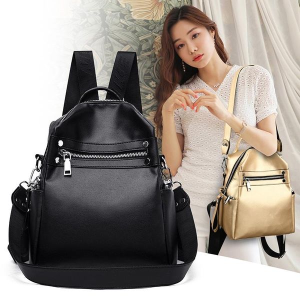 backpack style yilianversatile soft leather personalized schoolbag casual one-shoulder for stylish women
backpack style yilianversatile soft leather personalized schoolbag casual one-shoulder for stylish women