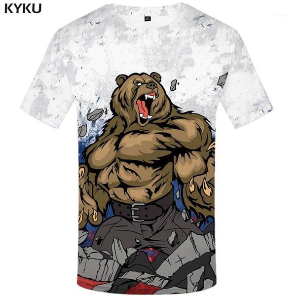kyku brand russia t-shirt bear t shirts russian flag tshirt fitness t shirt men anime shirt male shirts mens casual clothing1, White;black
kyku brand russia t-shirt bear t shirts russian flag tshirt fitness t shirt men anime shirt male shirts mens casual clothing1, White;black