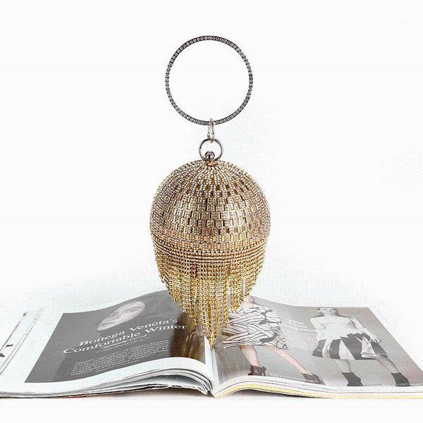 evening bags gold silver rhinestone tassel round ball for women 2021 fashion dinner party clutch bag lady handbag clutches purse1
evening bags gold silver rhinestone tassel round ball for women 2021 fashion dinner party clutch bag lady handbag clutches purse1