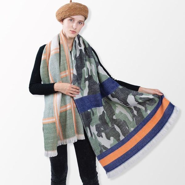 scarves oloey fashion printed luxury winter scarf for women autumn camouflage thick warm foulard femme plaid patchwork cashmere sacrves, Blue;gray
scarves oloey fashion printed luxury winter scarf for women autumn camouflage thick warm foulard femme plaid patchwork cashmere sacrves, Blue;gray