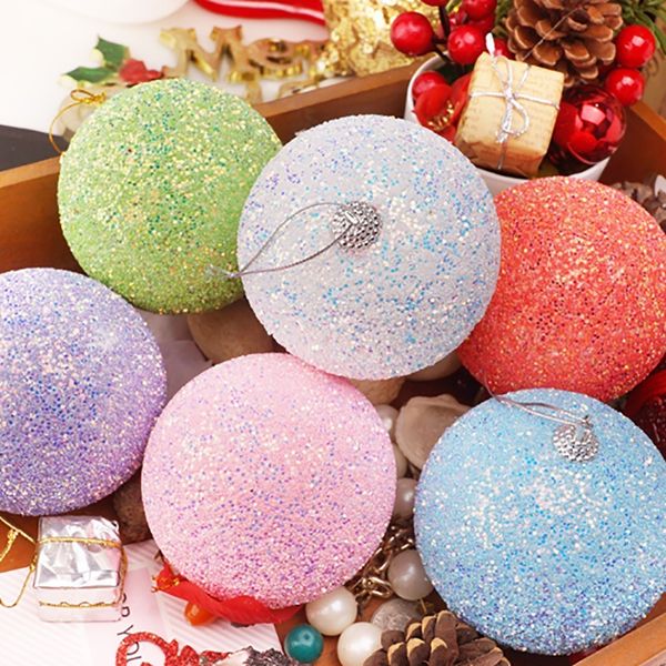 glitter christmas decorative pendant rhinestone 8cm foam sequin baubles ball xmas tree hanging ornament decor navidad f930
glitter christmas decorative pendant rhinestone 8cm foam sequin baubles ball xmas tree hanging ornament decor navidad f930
