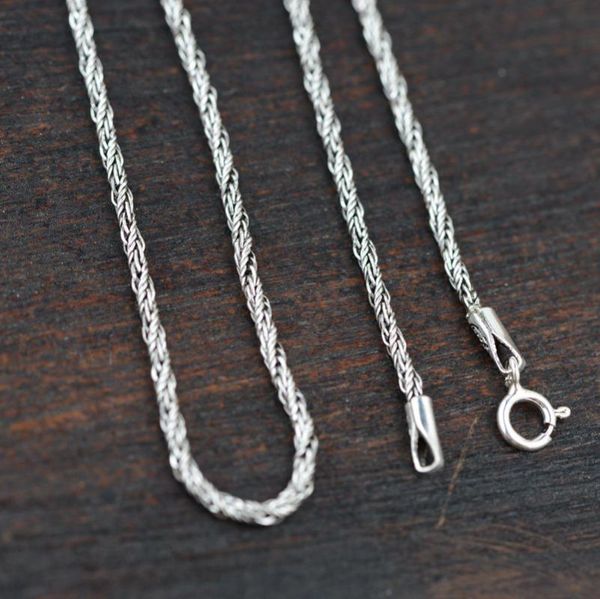 s925 silver thai silver retro wholesale antique rope water ripples female models pendant necklace sweater
s925 silver thai silver retro wholesale antique rope water ripples female models pendant necklace sweater