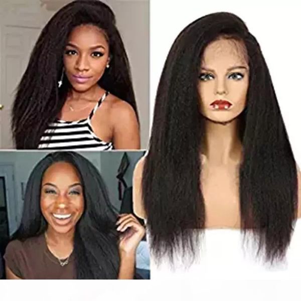 full lace wig pre bleached knots kinky straight brazilian virgin hair italian yaki lace front human hair wigs, Black;brown
full lace wig pre bleached knots kinky straight brazilian virgin hair italian yaki lace front human hair wigs, Black;brown