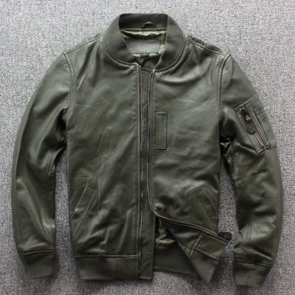 brand new classic ma-1 leather jaket.goatskin flight coat,japan style genuine leather jackets.quality plus size 201116, Black
brand new classic ma-1 leather jaket.goatskin flight coat,japan style genuine leather jackets.quality plus size 201116, Black