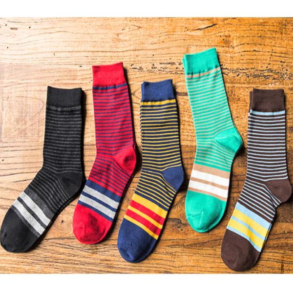 men's socks cotton men colorful striped pattern blue brown red casual crew vintage style, Black
men's socks cotton men colorful striped pattern blue brown red casual crew vintage style, Black
