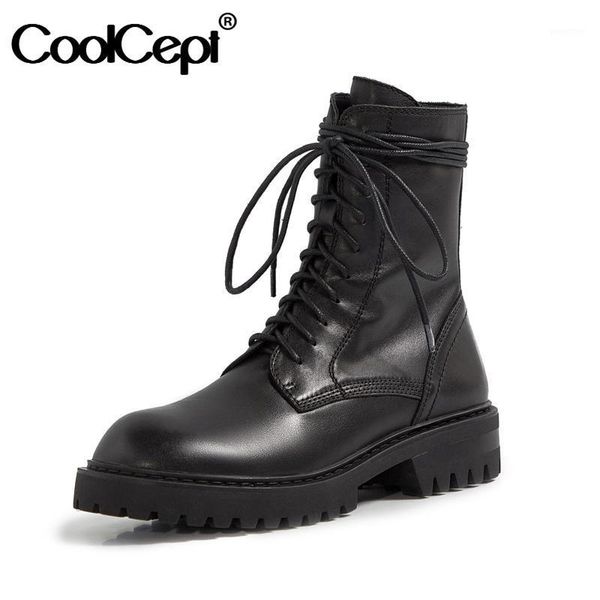 boots coolcept plus size 34-43 women ankle genuine leather fashion warm winter shoes woman zipper office lady footwear1, Black
boots coolcept plus size 34-43 women ankle genuine leather fashion warm winter shoes woman zipper office lady footwear1, Black