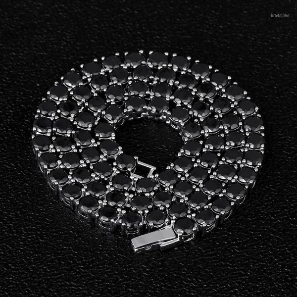 dnschic iced out tennis necklace 5mm white gold chain line with black cz for men women hip hop jewelry rapper street fashion1, Silver
dnschic iced out tennis necklace 5mm white gold chain line with black cz for men women hip hop jewelry rapper street fashion1, Silver