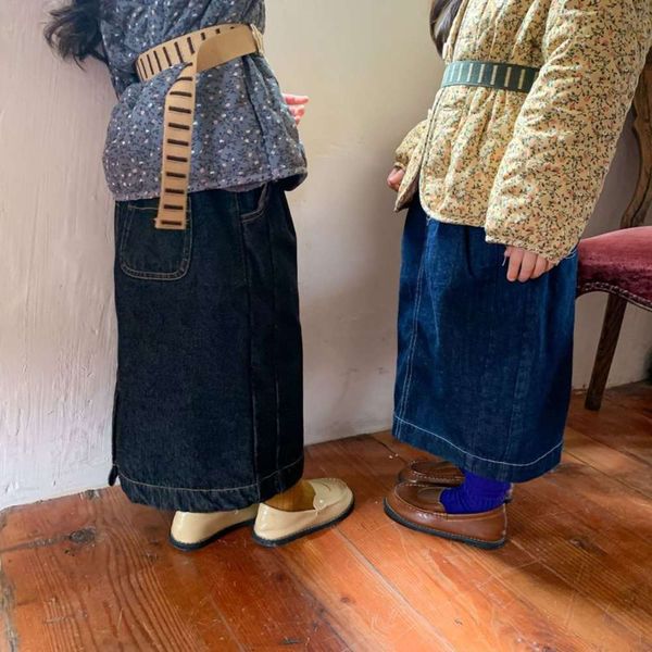autumn winter 2020 new loose girls' and plush denim children's fashion korean skirt, Blue
autumn winter 2020 new loose girls' and plush denim children's fashion korean skirt, Blue