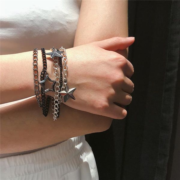 ae-canfly minimalism geometric punk balll bracelets women vintage star multilayer elastic bracelet charm jewelry, Black
ae-canfly minimalism geometric punk balll bracelets women vintage star multilayer elastic bracelet charm jewelry, Black