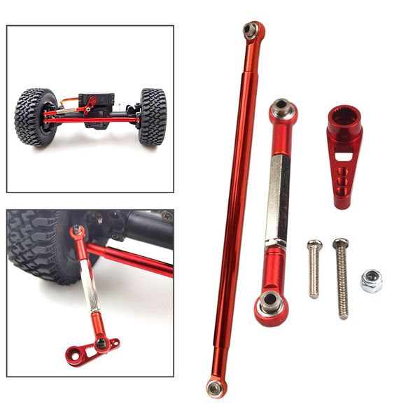 rc pull rod adjustable aluminum steering tie-rod servo linkages rc car metal upgrade sets for mn86k mn86ks 4x4 1:12 rc crawler car
rc pull rod adjustable aluminum steering tie-rod servo linkages rc car metal upgrade sets for mn86k mn86ks 4x4 1:12 rc crawler car