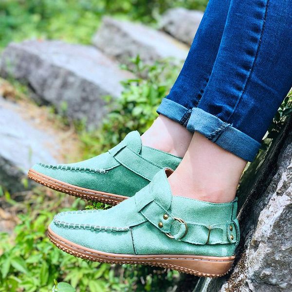 women's flock ankle boots 2020 women leopard sewing flats woman casual leather belt ladies footwear female shoes plus size, Black
women's flock ankle boots 2020 women leopard sewing flats woman casual leather belt ladies footwear female shoes plus size, Black