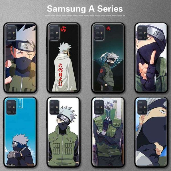 3kakashi naruto shockproof mobile phone case is samsung a11 a21 a21s a31 a41 a51 a71 a91 5g a quantum a12 a02scf1