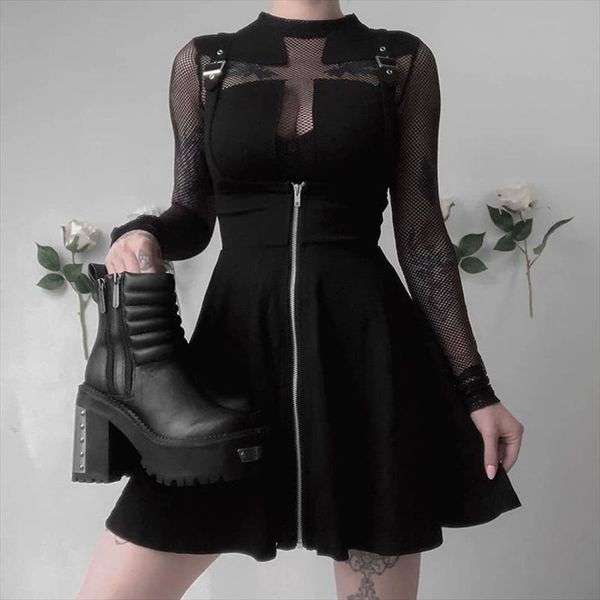 vintage dark women skirt solid color high waist suspender skirts 2019 new gothic streetwear grunge punk style black skirt female
vintage dark women skirt solid color high waist suspender skirts 2019 new gothic streetwear grunge punk style black skirt female