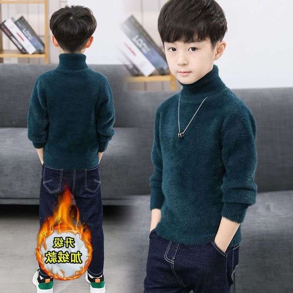 cuhk 2020 new children's high neck and base fashion boys' mink cashmere thickened plush pullover, Blue
cuhk 2020 new children's high neck and base fashion boys' mink cashmere thickened plush pullover, Blue