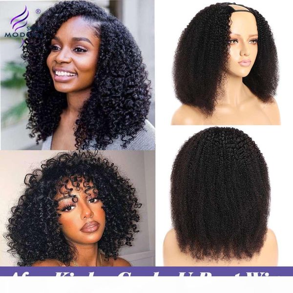modern show brazilian afro u part wig remy human hair kinky curly wigs for black women 150% glueless 10-24 inches, Black;brown
modern show brazilian afro u part wig remy human hair kinky curly wigs for black women 150% glueless 10-24 inches, Black;brown