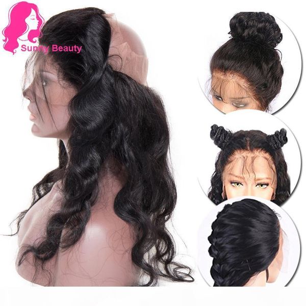 360 lace frontal closure virgin human hair pre plucked 360 lace band frontal closure with bady hair body wave 16inch natural hairline jet, Black
360 lace frontal closure virgin human hair pre plucked 360 lace band frontal closure with bady hair body wave 16inch natural hairline jet, Black