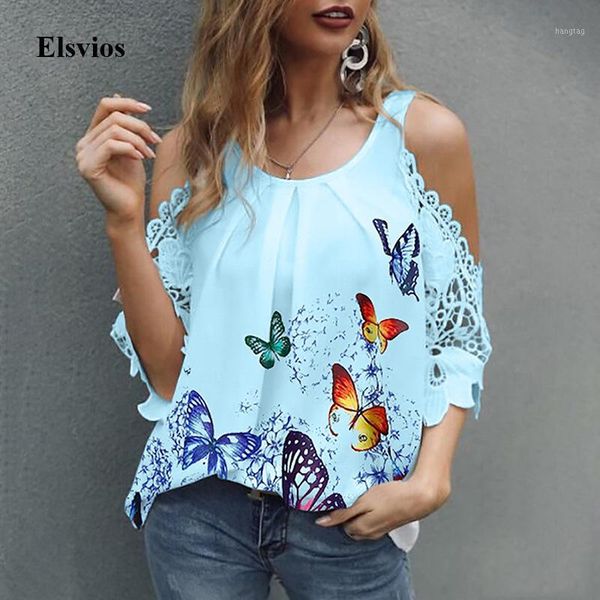 5xl hollow out butterfly print blouse elegant women o neck basic blusa summer off shoulder short sleeve shirt pullover1, White
5xl hollow out butterfly print blouse elegant women o neck basic blusa summer off shoulder short sleeve shirt pullover1, White