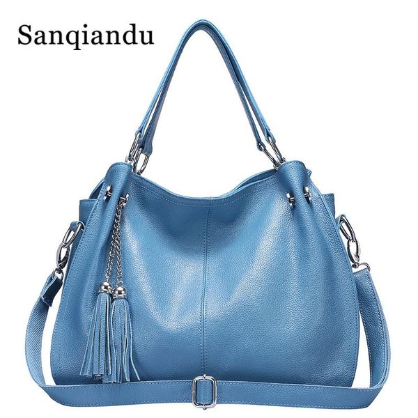 sanqiandu 100% реальная натуральная кожа женщины сумка вскользь tote сумка из мягкой кожи женского плеча сумки женской кисточка сумка
sanqiandu 100% реальная натуральная кожа женщины сумка вскользь tote сумка из мягкой кожи женского плеча сумки женской кисточка сумка