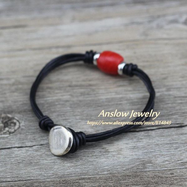 ювелирные изделия anslow нового способа handmade charm wrap урожай ретро дешевые натуральной кожи браслет лучший друг пара unisex мужчины lo, Golden;silver 
ювелирные изделия anslow нового способа handmade charm wrap урожай ретро дешевые натуральной кожи браслет лучший друг пара unisex мужчины lo, Golden;silver