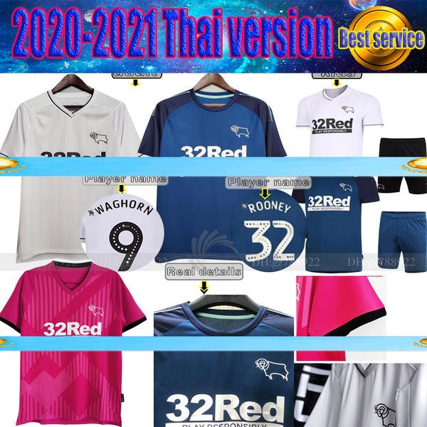 20/21 derby county football club soccer jerseys 2020 home white wisdom waghorn martin soccer shirt hamer rooney football uniform, Black;yellow
20/21 derby county football club soccer jerseys 2020 home white wisdom waghorn martin soccer shirt hamer rooney football uniform, Black;yellow