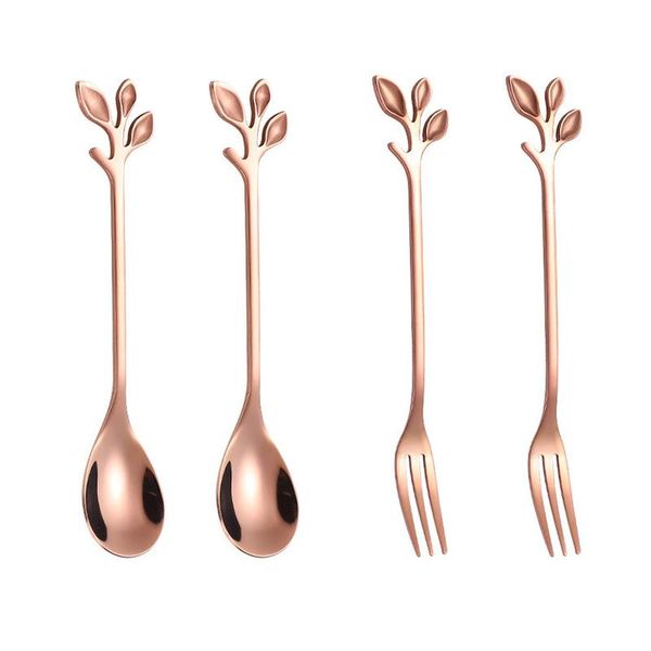 4pcs creative branch leaves spoon fork stainless steel coffee stirring spoon fruit fork teaspoon bar tableware h bbyprw
4pcs creative branch leaves spoon fork stainless steel coffee stirring spoon fruit fork teaspoon bar tableware h bbyprw
