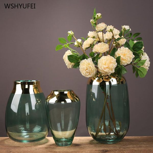 vases light luxury gold side glass hydroponic vase home living room house table decoration flower arrangement ornament
vases light luxury gold side glass hydroponic vase home living room house table decoration flower arrangement ornament
