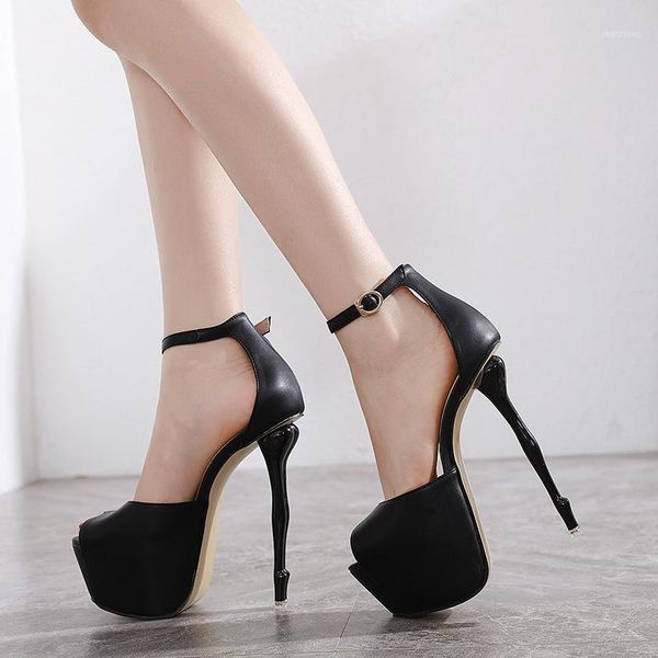 2021 new super high profiled with a word buckle catwalk fish shoes single shoes women1, Black
2021 new super high profiled with a word buckle catwalk fish shoes single shoes women1, Black