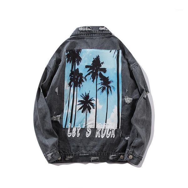 vintage coconut tree sunset printed jackets man's high streetwear ripped frayed cotton jacket coats hip hop men denim jacket1, Black;brown
vintage coconut tree sunset printed jackets man's high streetwear ripped frayed cotton jacket coats hip hop men denim jacket1, Black;brown