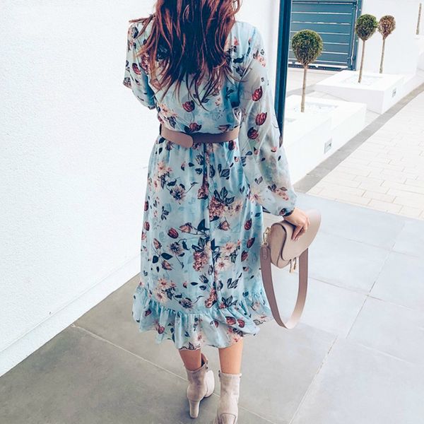 nedeins autumn women elegant dress print blue sleeve long dress ruffles female casual dress fashion plus size dresses for women lj201203, White;black
nedeins autumn women elegant dress print blue sleeve long dress ruffles female casual dress fashion plus size dresses for women lj201203, White;black