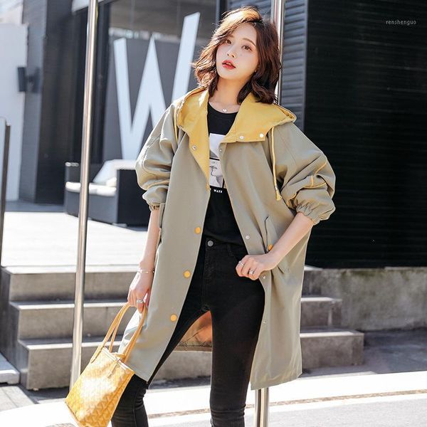 fashion woman clothes hooded business women coats autumn winter long trench coat women casual windbreaker long coat overcoat1, Tan;black
fashion woman clothes hooded business women coats autumn winter long trench coat women casual windbreaker long coat overcoat1, Tan;black