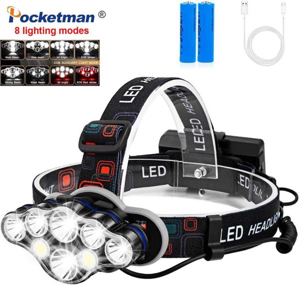 powerful headlamp usb rechargeable head lamp 8 modes headlight waterproof head torch lantern with usb cable
powerful headlamp usb rechargeable head lamp 8 modes headlight waterproof head torch lantern with usb cable