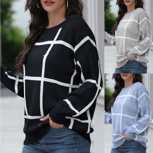 yoga outfits 2021 women fashion long-sleeved plaid knitted pullover round neck autumn and winter sweater soft casual -selling1, White;red
yoga outfits 2021 women fashion long-sleeved plaid knitted pullover round neck autumn and winter sweater soft casual -selling1, White;red