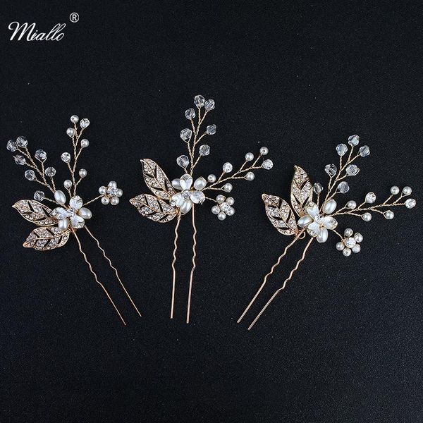 miallo 3pcs/lot handmade rhinestone and pearls blossom hairpins wedding hair accessories headpieces for bridal hairstyle, Golden;silver
miallo 3pcs/lot handmade rhinestone and pearls blossom hairpins wedding hair accessories headpieces for bridal hairstyle, Golden;silver