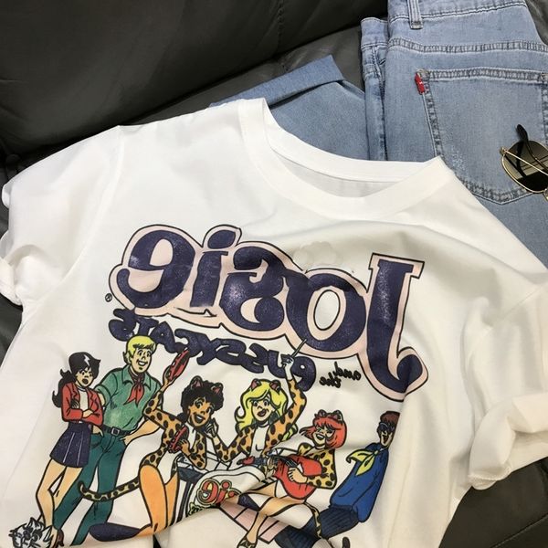 kk6de 80 old style cat girl self printed t-shirt fond of female retaining loose short sleeve too t-shirt old xia tmow1, White
kk6de 80 old style cat girl self printed t-shirt fond of female retaining loose short sleeve too t-shirt old xia tmow1, White