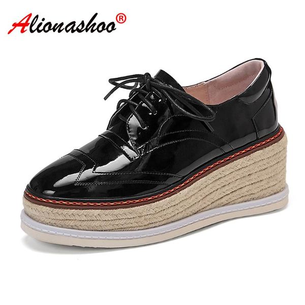 2020 spring new fashion mixed colors women shoes genuine leather wedges shoes woman with jute elegant lace-up casual, Black
2020 spring new fashion mixed colors women shoes genuine leather wedges shoes woman with jute elegant lace-up casual, Black