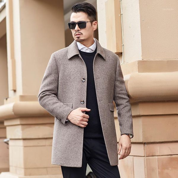 justar men's double faced overcoat business casual pure handmade wool thousand bird plaid medium length lapel coat1, Black
justar men's double faced overcoat business casual pure handmade wool thousand bird plaid medium length lapel coat1, Black